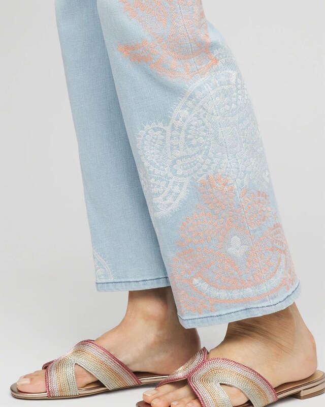 So Slimming Kick Flare Girlfriend Jeans - image 4